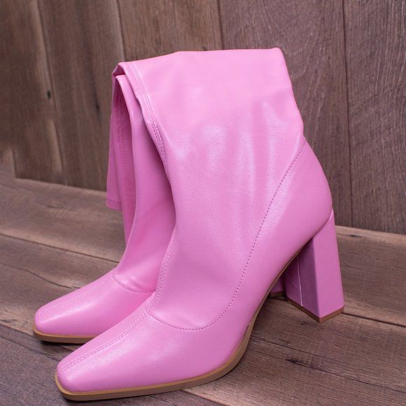 Block Heel Boots - Picture 2 of 8